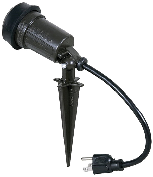 Hubbell-Bell SL101B Portable Spike Light Par 38 Bulb Bronze Finish
