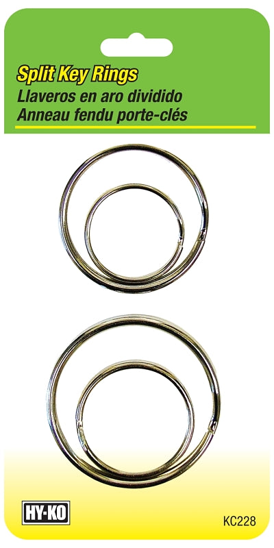 HY-KO PROD CO KC228 4PK Split Key Rings (6-Pack)