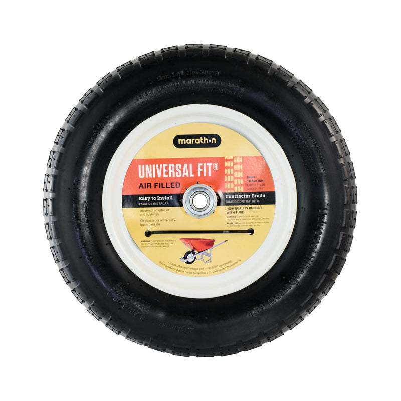 Marathon 20265 Universal Fit Air Filled Wheelbarrow Tire