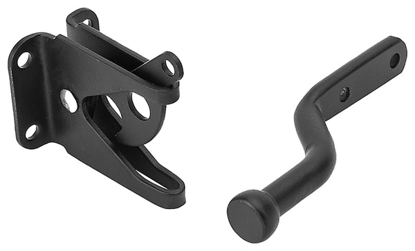 National Hardware N109-020 V1261 Automatic Gate Latch in Matte Black
