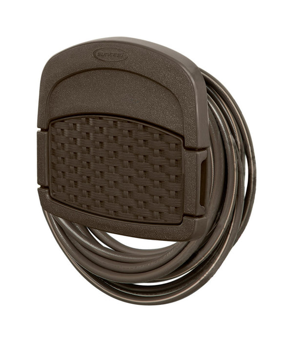 Suncast Hose Hangout 150 ft. Wall Mount Brown Hose Holder CPLDHW150