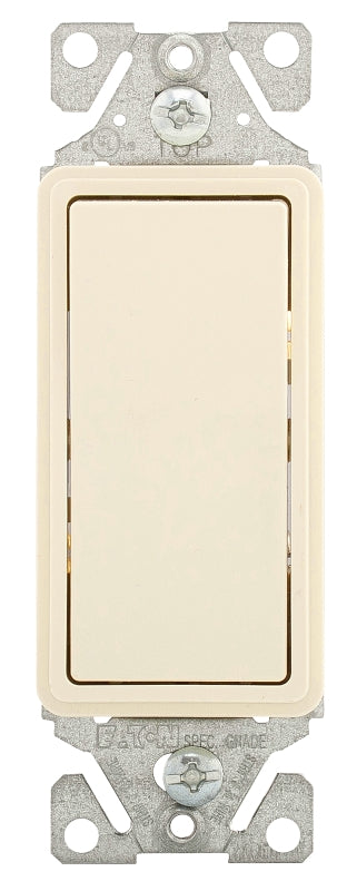 Eaton 7503LA-BOX 3-way rocker switch, light almond
