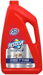 Resolve Carpet Steam Cleaner Solution, 22 fl oz Bottle, 2X Concentrate 75531