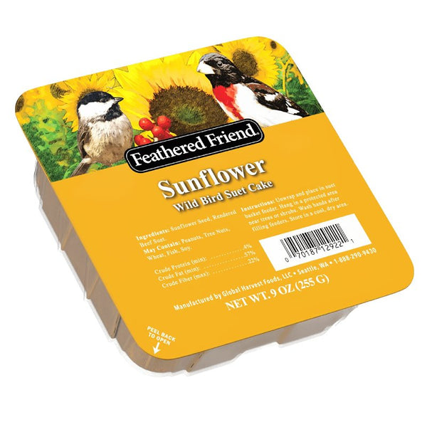 Global Harvest Foods 11OZ Sunflower Suet 13067 (12-Pack)