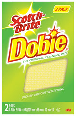 Scotch-Brite Dobie 722-6 scouring pads, Pale Yellow