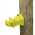 Dare Electric Fence Insulator, Snug-Fit on Wood Post, With Nail, Yellow 25-Pk. SNUG-SWP-25
