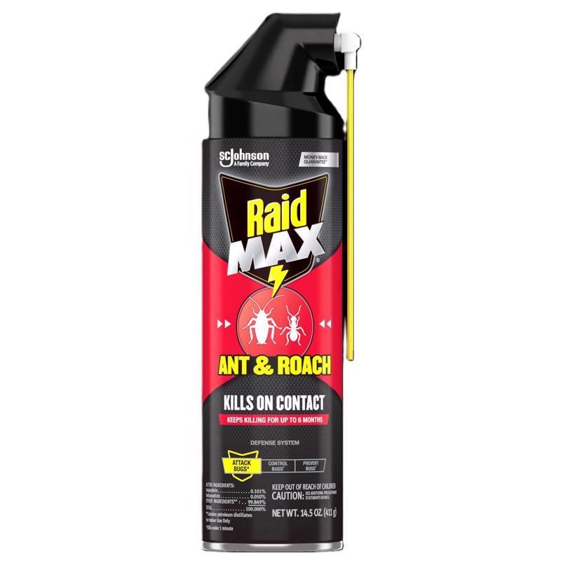 Raid Max Ant and Roach Spray 14.5 Ounce (Pack of 1)