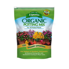 Espoma Organic Potting Soil Mix - All Natural Potting Mix For All Indoor & Outdoor Containers Including Herbs & Vegetables. For Organic Gardening, 8qt. bag. Pack of 1 AP8