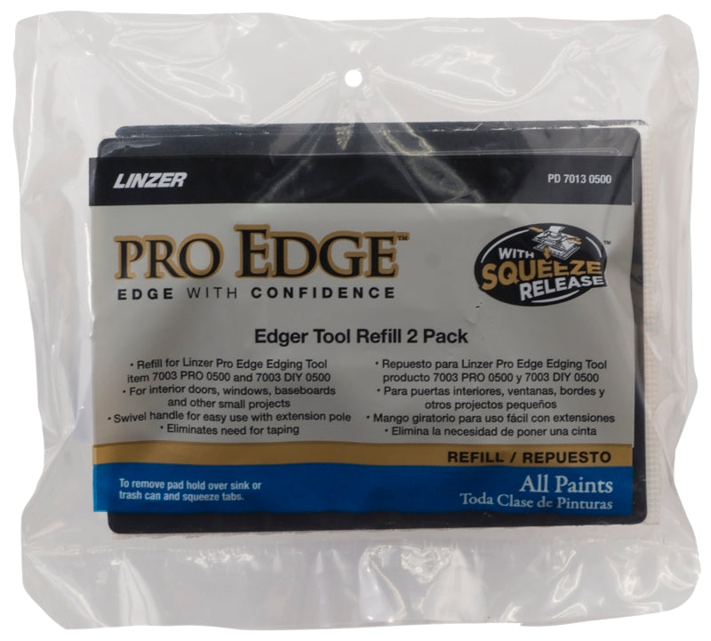 Linzer Products Pd70130500 5 Pro Edge Paint Pad Edger Refills 2 Count PD7013-5