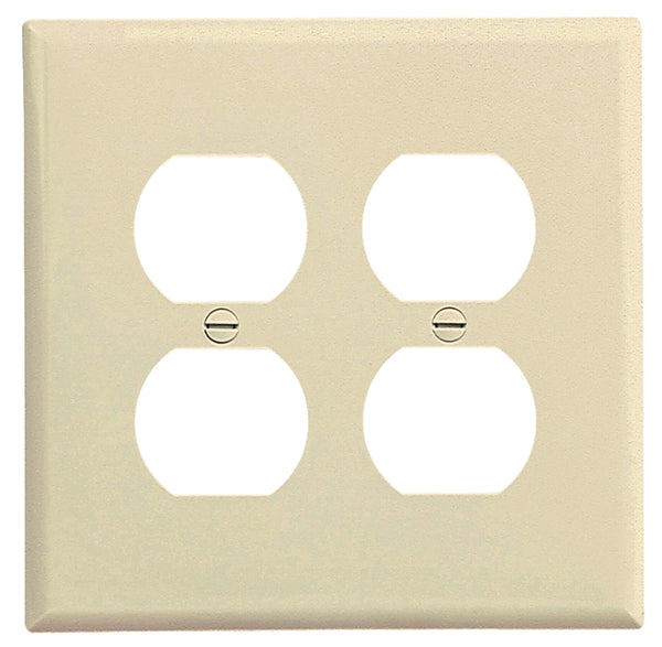 Cooper Wiring Wallplate Rcpt Lt Almond 2g PJ82LA