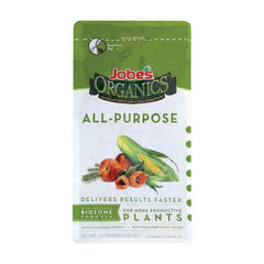 Jobe's Organics Granular All Purpose Fertilizer, Easy Plant Care Fertilizer for Vegetables, Flowers, Shrubs, Trees, and Plants, 4 lbs Bag 09526NA
