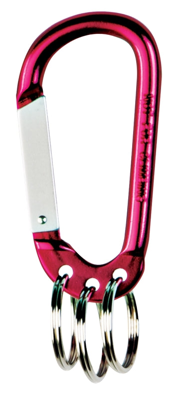 Hy-Ko Products HY-KO 2GO Series KC570 Key Carabiner, Aluminum (5-Pack)