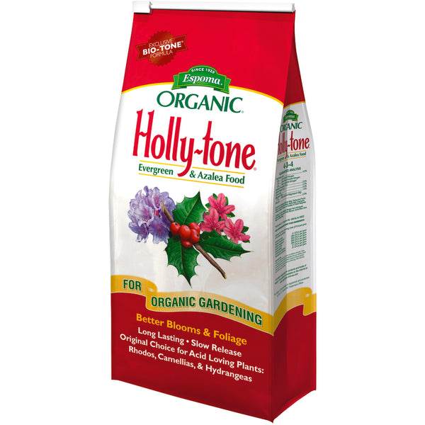 Espoma Organic Holly-tone 4-3-4 Natural & Organic Evergreen & Azalea Plant Food; 8 lb. Bag; The Original & Best Fertilizer for all Acid Loving Plants including Rhododendrons & Hydrangeas. HT8