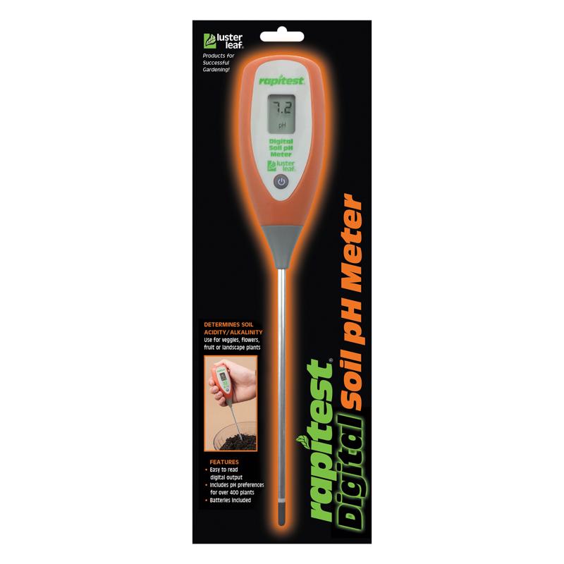 Luster Leaf 1845, Digital Soil pH Meter, Brown