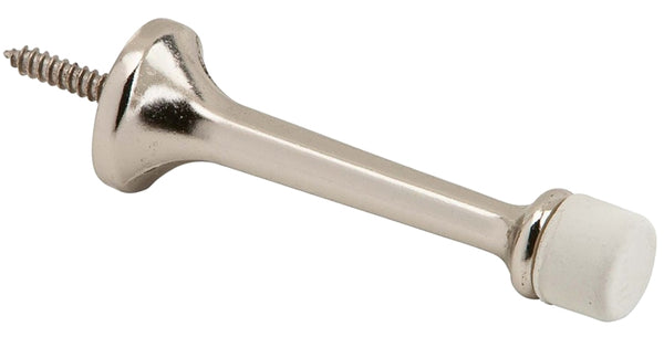 Ives by Schlage 61A14 Base Door Stop, No Size, Bright Nickel Plated Clear Coated