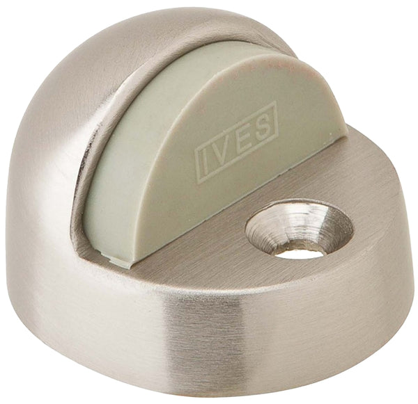SCHLAGE Ives by Schlage 438B15 Dome Door Stop, Gray