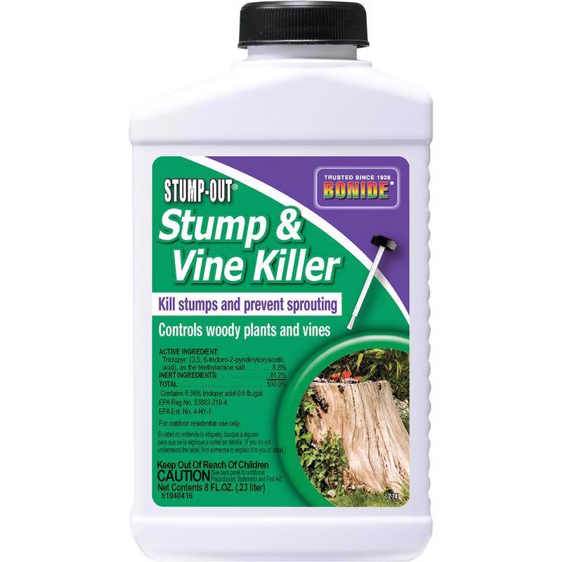 Stump-Out Stump & Vine Killer, 8 oz Concentrate with Applicator, Fast Acting Home Tree Stump Removal