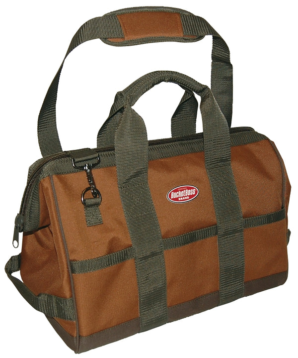 Bucket Boss Gatemouth 16 Tool Bag in Brown, 60016
