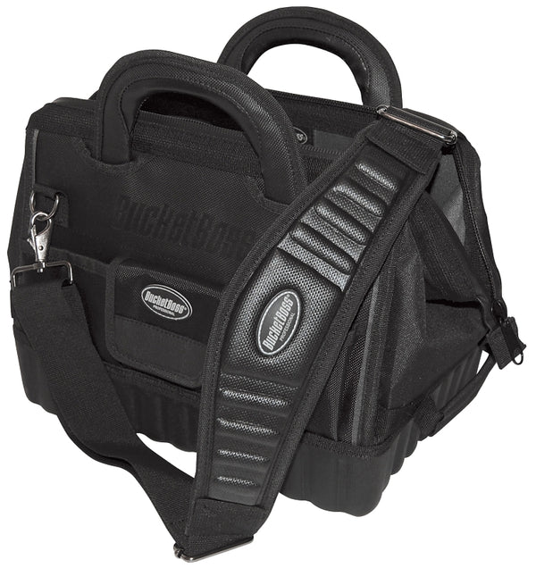 Bucket Boss Pro Gatemouth 14 Tool Bag in Black, 64014