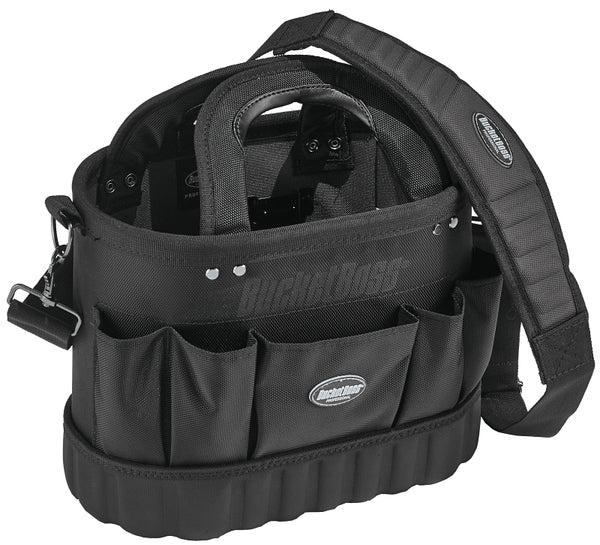 Bucket Boss - Pro Oval Tool Tote 14, Tool Bags - Professional Series (74014), Black