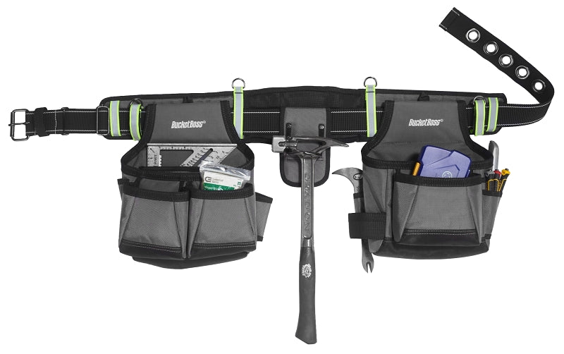 Bucket Boss 55105-HV Contractor's Rig, High-Viz Poly, 29 x 4 x 13.5-In. - Quantity 3