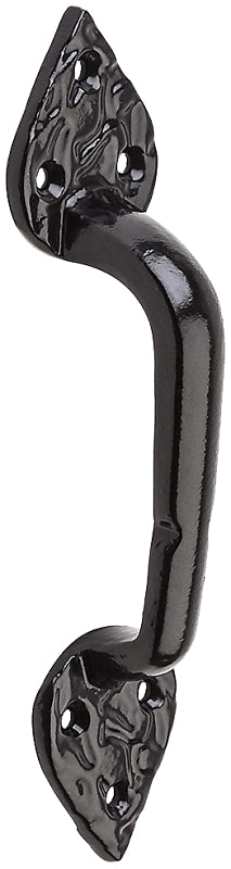National Hardware N109-023 V8 Spear Gate Pull in Black