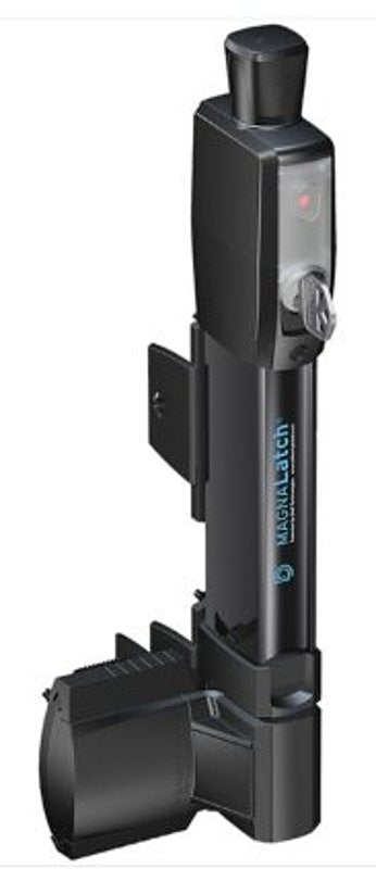 Pool Safety Magna Latch Gate Latch N346-212, Vertical Pull Child Proof Gate Latch for Pool Gates or Fence Latches by National Hardware, Black