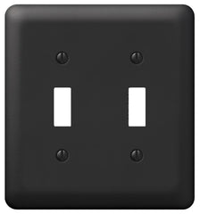 Amerelle 935TTBK Decorative Toggle Wall Plate Black