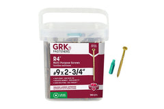 GRK 01103#9 x 2-3/4" R4 Multi-Purpose Screws 480 Count