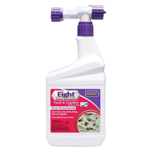 Bonide Eight Insect Control Yard & Garden, 32 oz Ready-to-Spray Long Lasting Insecticide for Mosquitos, Beetles, Fleas, Ticks 426