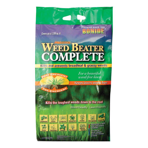 Bonide ProZone Weed Beater Complete, 10 lb. Ready-to-Use Lawn Friendly All-in-One Weed Control for Cool & Warm Weather 60478