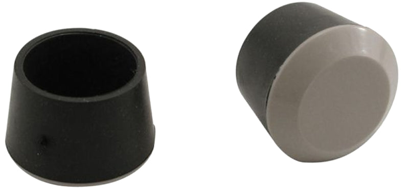 Shepherd Hardware 9219 1-Inch Chair Tip Slide Glide Furniture Sliders, 4-Pack,Black