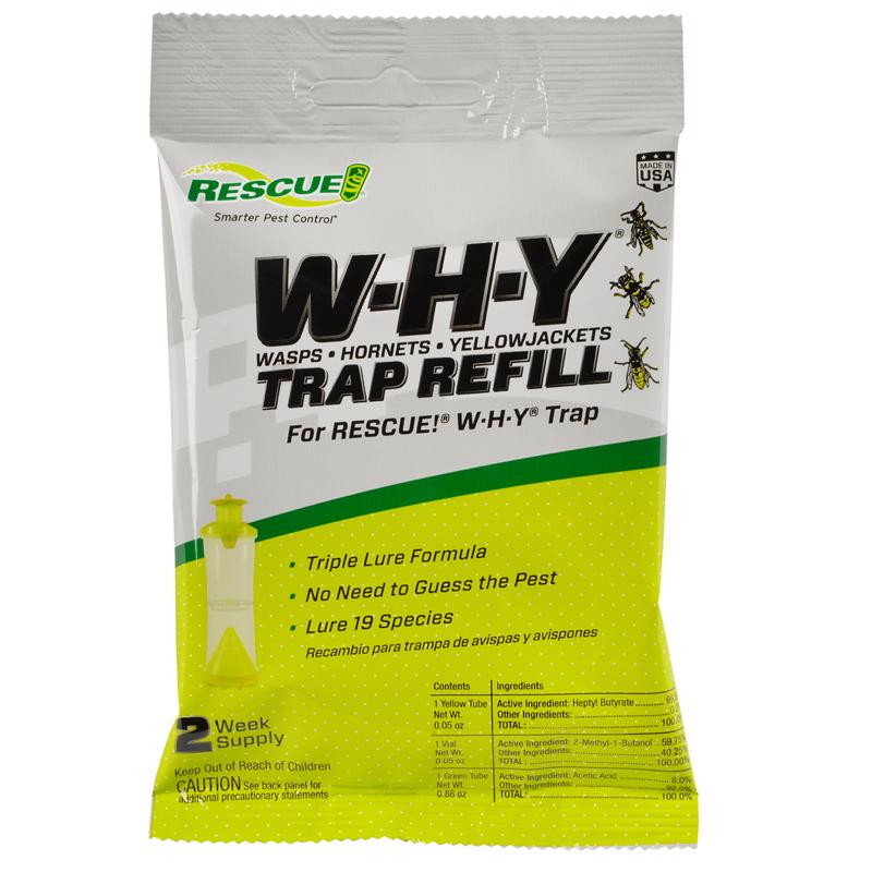 RESCUE! Non-Toxic Wasp, Hornet, Yellowjacket Trap (WHY Trap) Attractant Refill - 2 Week Refill