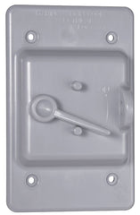 Bell Outdoor PTC100GY weatherproof toggle switch cover, Gray