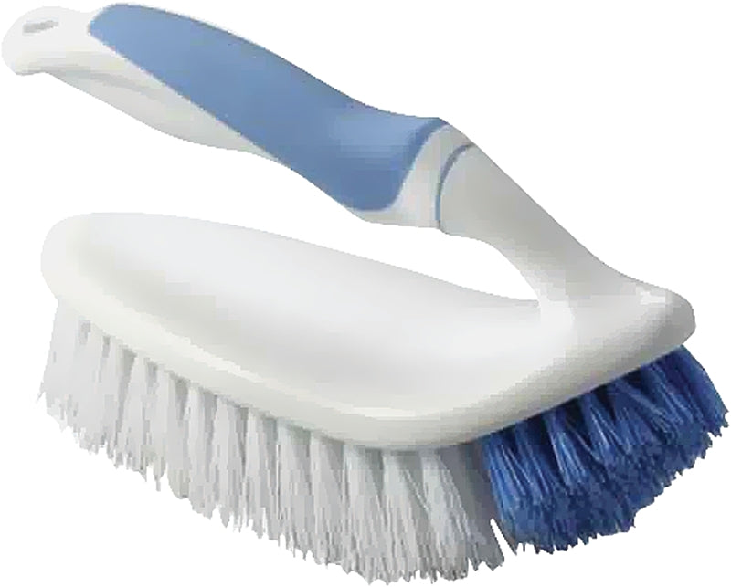 Manufacturers Direct YB88183L Head Scrub Brush, Blue/White