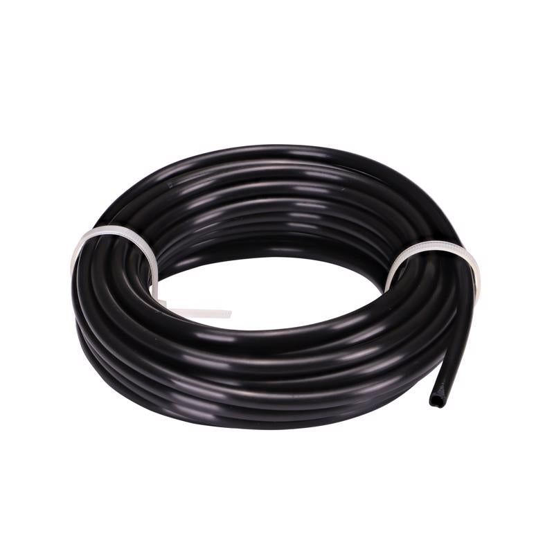 Raindrip 016025P 1/4-Inch Drip Irrigation Supply Tubing, 25-Foot, for Irrigation Drippers, Drip Emitters, and Drip Systems, Black Polyethylene