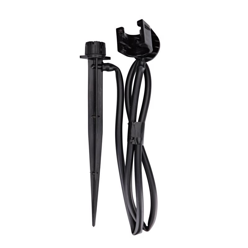Raindrip A155CPUB Adjustable Flow Bubbler Assembly, Pack of 1, Black