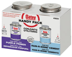 Oatey 30251 Rain R Shine 4OZ RainShine Weld Kit, 4 oz, White