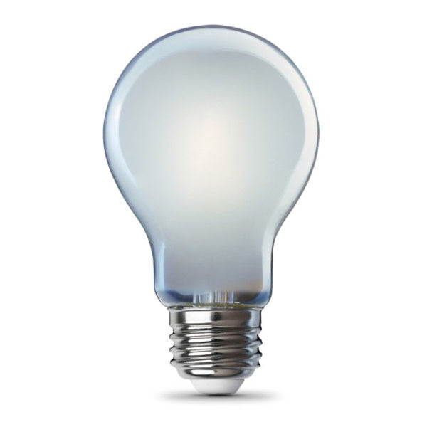 Feit Electric A19 LED Light Bulb, 60W Equivalent, Dimmable, 800 Lumens, E26 Med Base, 5000K Daylight, 90 CRI, 8.8W Standard Glass Filament Lighting Bulbs, 13-Year Lifetime, A1960/950CA/FIL/4, 4 Pack