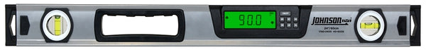 Johnson 1760-2400 Digital Box Level, 48 in L, 2-Vial, Aluminum