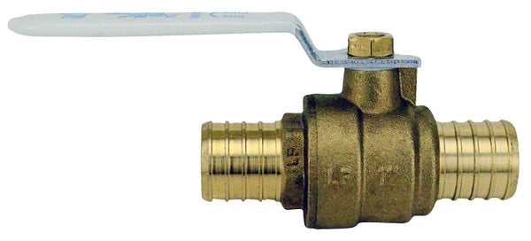 Apollo 1 in. Brass PEX Barb Ball Valve APXV11
