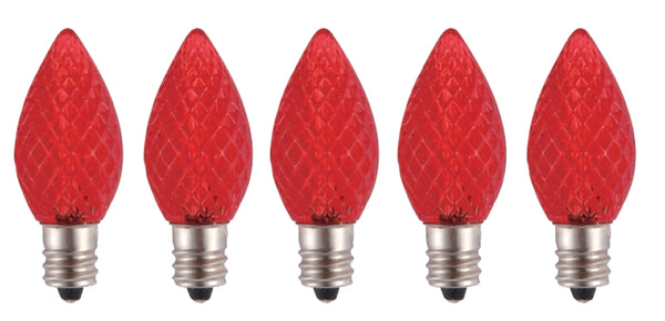 Hometown Holidays Bulb LED Retro C7 Crystal RED 24772
