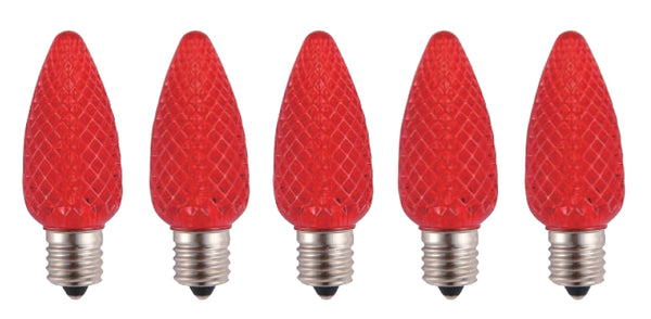 Hometown Holidays Bulb LED Retro C9 Crystal RED 24992