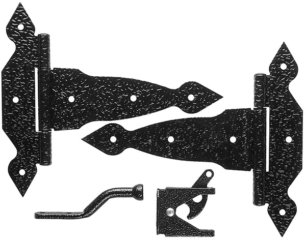 National Hardware N109-013 N109013 DECRTV Black Spear T-Hinge Gate Kit, No Size