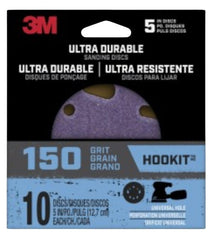 3M 27311 Power Sanding Disc, 5 in Dia, 150 Grit, Ceramic Aluminum Oxide Abrasive, Universal