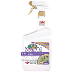 Bonide Captain Jack's Neem Oil, 32 oz Ready-to-Use Spray, Multi-Purpose Fungicide, Insecticide and Miticide for Organic Gardening 0226