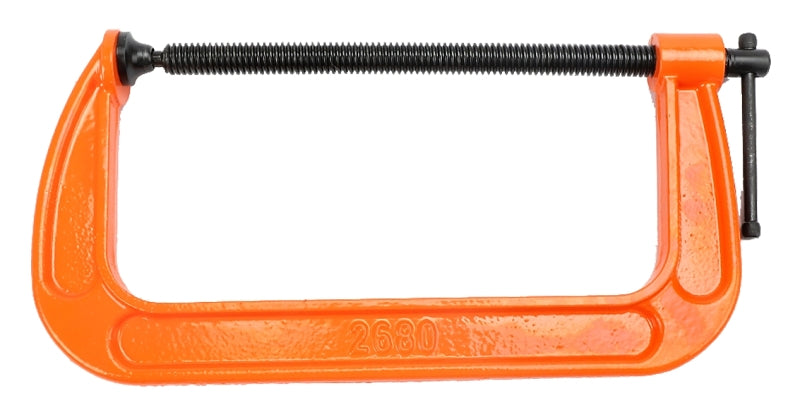 Pony Jorgensen 2680 8-Inch C-Clamp, Orange