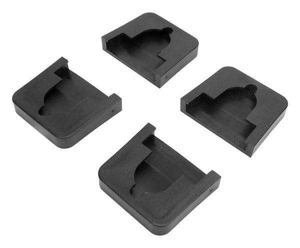 Pony Jorgensen 7456 Cushion Clamp Pads (4-Pack), Black
