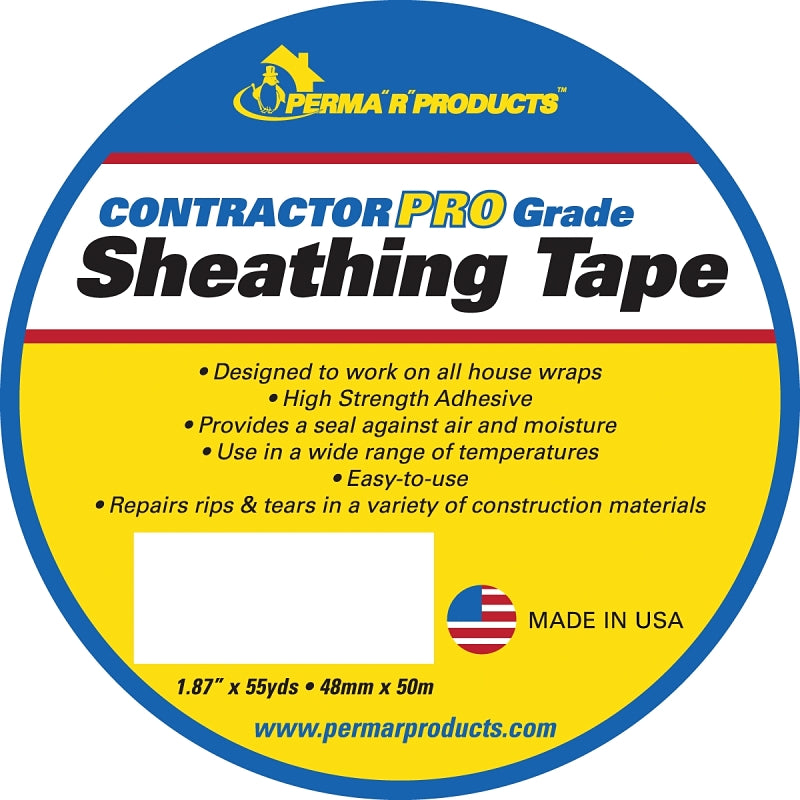 Perma "R" Products Tape Sheathing Wht 1.87inx55yd 18755