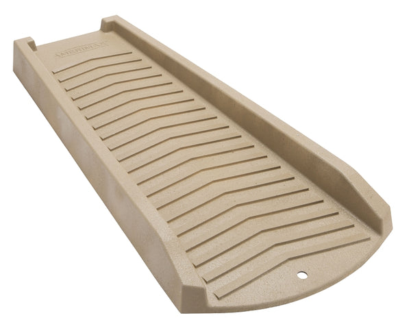Amerimax Splash Block, Extends Downspout, Vinyl, Stone, 24-In. 3013-12 (4-Pack)